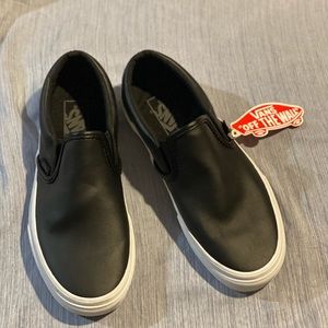 New! Faux Leather Vans